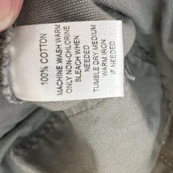 LOFT Olive Green Khaki Cotton Casual‎ Cargo Skirt NWT Size 16 - Picture 6 of 7